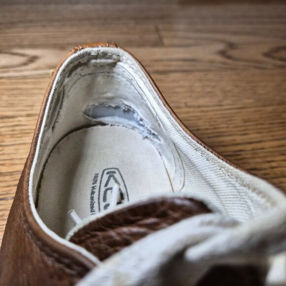 KEEN Timmons Brown Leather Men's Leather Sneakers Size 9 - Picture 7 of 8